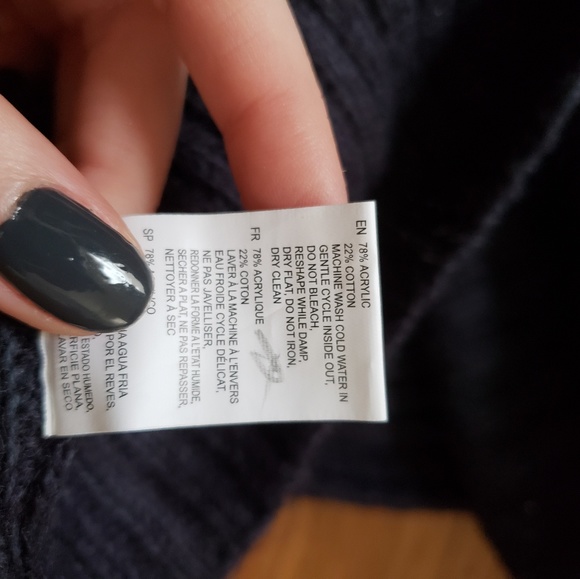 Blue off the shoulder sweater dress - Picture 5 of 5